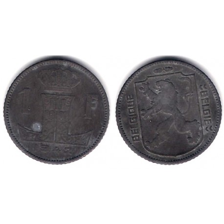 (128) Bélgica. 1942. 1 Franc (MBC+)