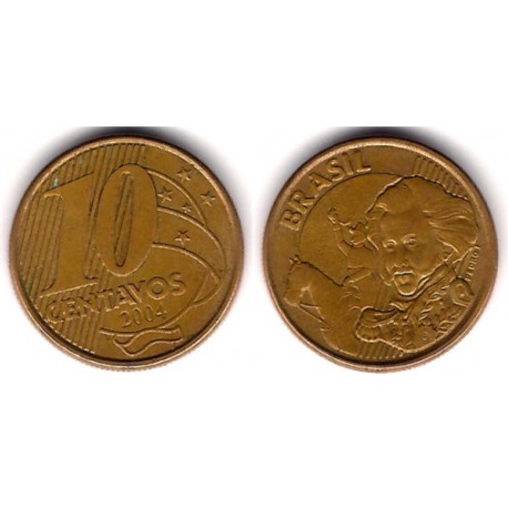 (649.2) Brasil. 2004. 10 Centavos (MBC)