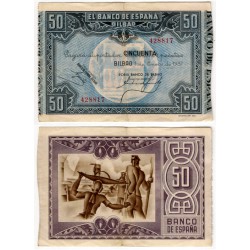 España (II República). 1937. 50 Pesetas (MBC)