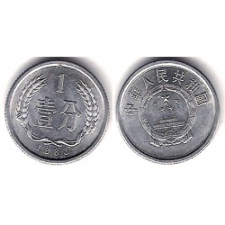 (1) China. 1983. 1 Fen (SC-)