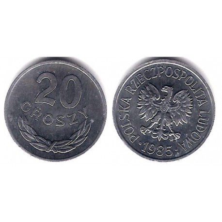 (YA47) Polonia. 1985. 20 Groszy (SC)