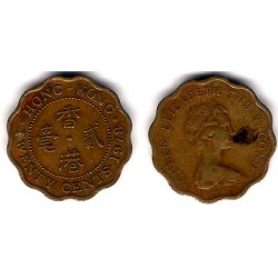 (36) Hong Kong. 1978. 20 Cents (BC)