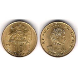 (194) Chile. 1971. 10 Centesimos (EBC)