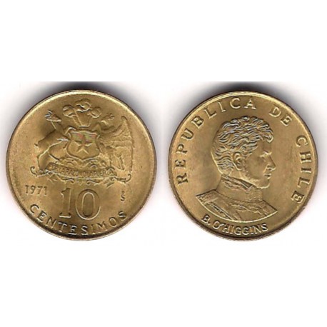 (194) Chile. 1971. 10 Centesimos (EBC)