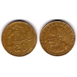 (195) Chile. 1971. 20 Centesimos (EBC)