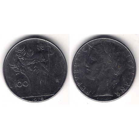(96.1) Italia. 1978(R). 100 Lira (MBC+)