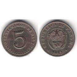 (23.2) Panamá. 1983. 5 Centesimos (MBC)