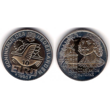 Países Bajos. 1996. 10 Euro (SC)