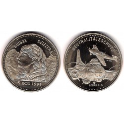 Suiza. 1995. 5 Ecu (SC)