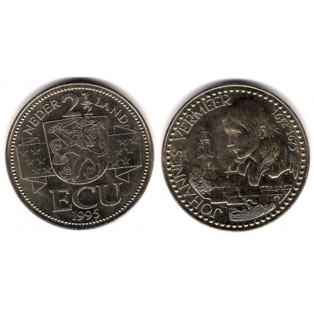 Países Bajos. 1995. 2½ Ecu (SC)