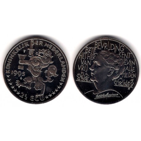 Países Bajos. 1995. 2½ Ecu (SC)