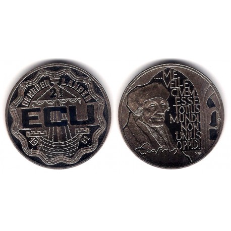 Países Bajos. 1991. 2½ Ecu (SC)