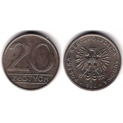 (Y153.1) Polonia. 1986. 20 Zlotych (MBC-)