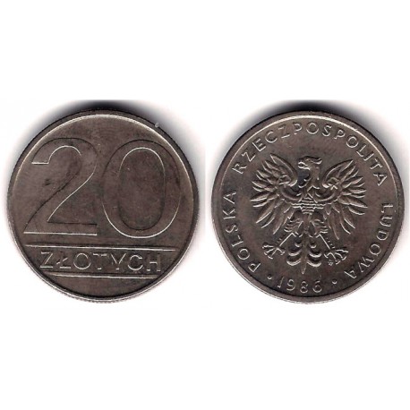 (Y153.1) Polonia. 1986. 20 Zlotych (MBC-)