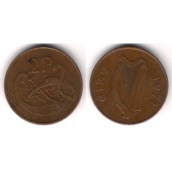 (21) Irlanda. 1971. 2 Pence (MBC)