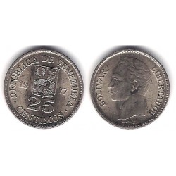 (Y50.2) Venezuela. 1977. 25 Céntimos (SC)