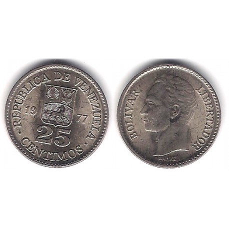 (Y50.2) Venezuela. 1977. 25 Céntimos (SC)