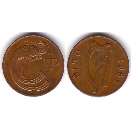 (20) Irlanda. 1982. 1 Penny (MBC)