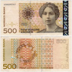 (57e) Noruega. 2008. 500 Kroner (EBC)