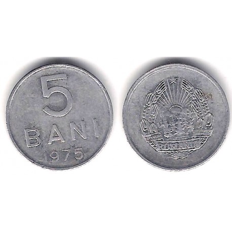 (92a) Rumania. 1975. 5 Bani (MBC-)