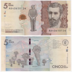(459b) Colombia. 2017. 5000 Pesos (SC)