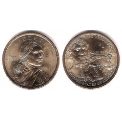 Estados Unidos de América. 2018(P). 1 Dollar (SC) Nativo. Jim Thorpe