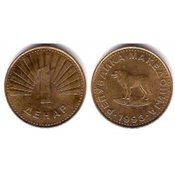 (2) Macedonia. 1993. 1 Denar (MBC-)