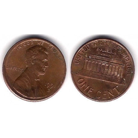 (201) Estados Unidos de América. 1991(D). 1 Cent (MBC)