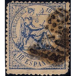 (145) 1874. 10 Céntimos. Alegoría de la Justicia (Usado)