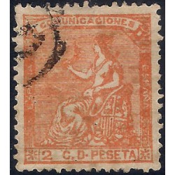 (131) 1873. 2 Céntimos. Alegoría de España (Usado)