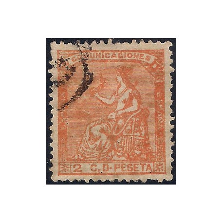 (131) 1873. 2 Céntimos. Alegoría de España (Usado)