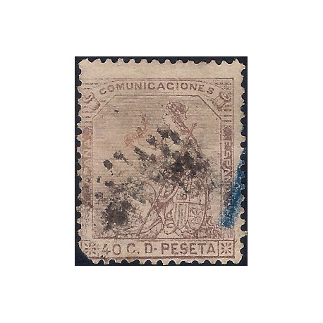 (136) 1873. 40 Céntimos. Alegoría de España (Usado)
