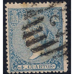 (81) 1866. 4 Cuartos. Isabel II (Usado)