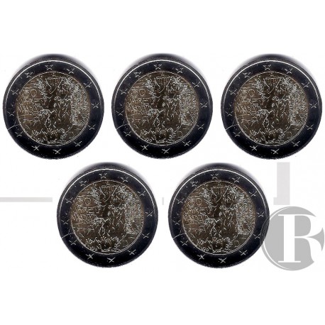 Alemania. 2019(ADFGJ). 2 Euro (SC) Muro de Berlín