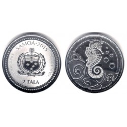 Samoa. 2019. 2 Tala (Proof) (Plata)