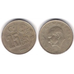 (1041) Turquía. 1996. 25 Bin Lira (MBC)