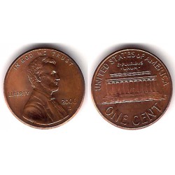 (201) Estados Unidos de América. 2006(D). 1 Cent (EBC)