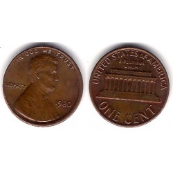 (201) Estados Unidos de América. 1980. 1 Cent (MBC)