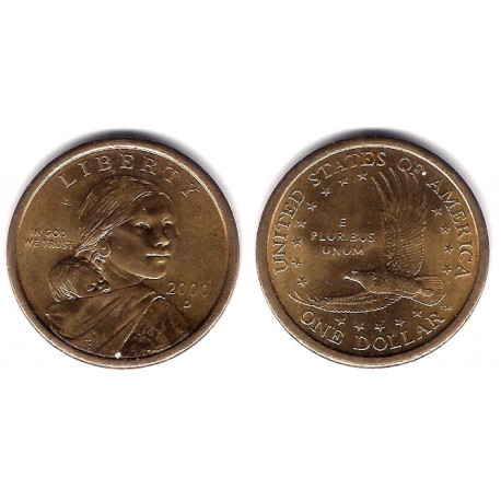 (310) Estados Unidos de América. 2000(D). 1 Dollar (EBC)