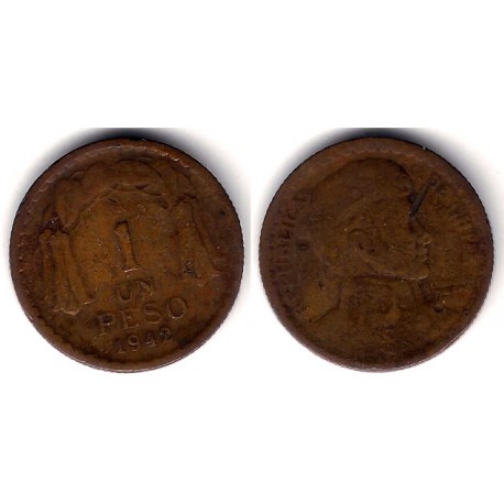 (179) Chile. 1942. 1 Peso (BC-)