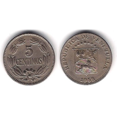 (Y38.1) Venezuela. 1958. 5 Céntimos (MBC+)