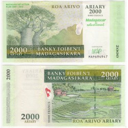 (93) Madagascar. 2007. 2000 Ariary (SC)