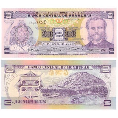 (80Ae) Honduras. 2004. 2 Lempiras (SC)