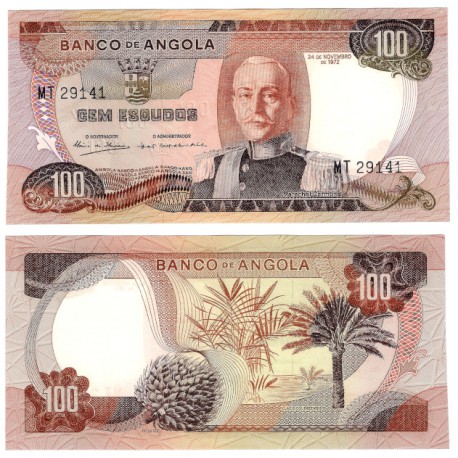 (101) Angola. 1972. 100 Escudos (SC)