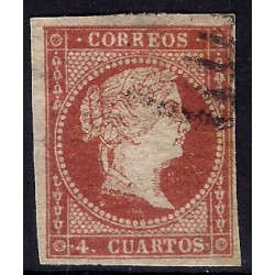 (40) 1855. 4 Cuartos. Isabel II (Usado)