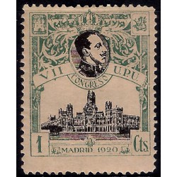 (297) 1920. 1 Céntimo. VII Congreso UPU (Nuevo, con marca de fijasellos)