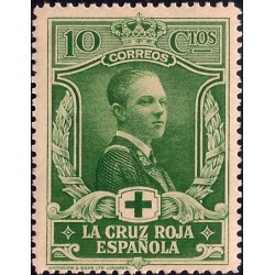 (328) 1926. 10 Céntimos. Pro Cruz Roja Española (Nuevo, con marca de fijasellos)