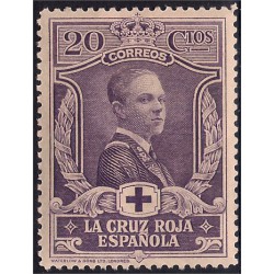 (330) 1926. 20 Céntimos. Pro Cruz Roja Española (Nuevo, con marca de fijasellos)