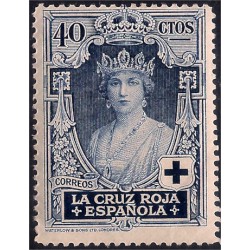 (333) 1926. 40 Céntimos. Pro Cruz Roja Española (Nuevo, con marca de fijasellos)