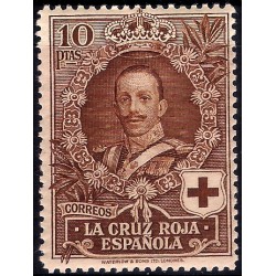 (337) 1926. 10 Pesetas. Pro Cruz Roja Española (Nuevo, con marca de fijasellos)